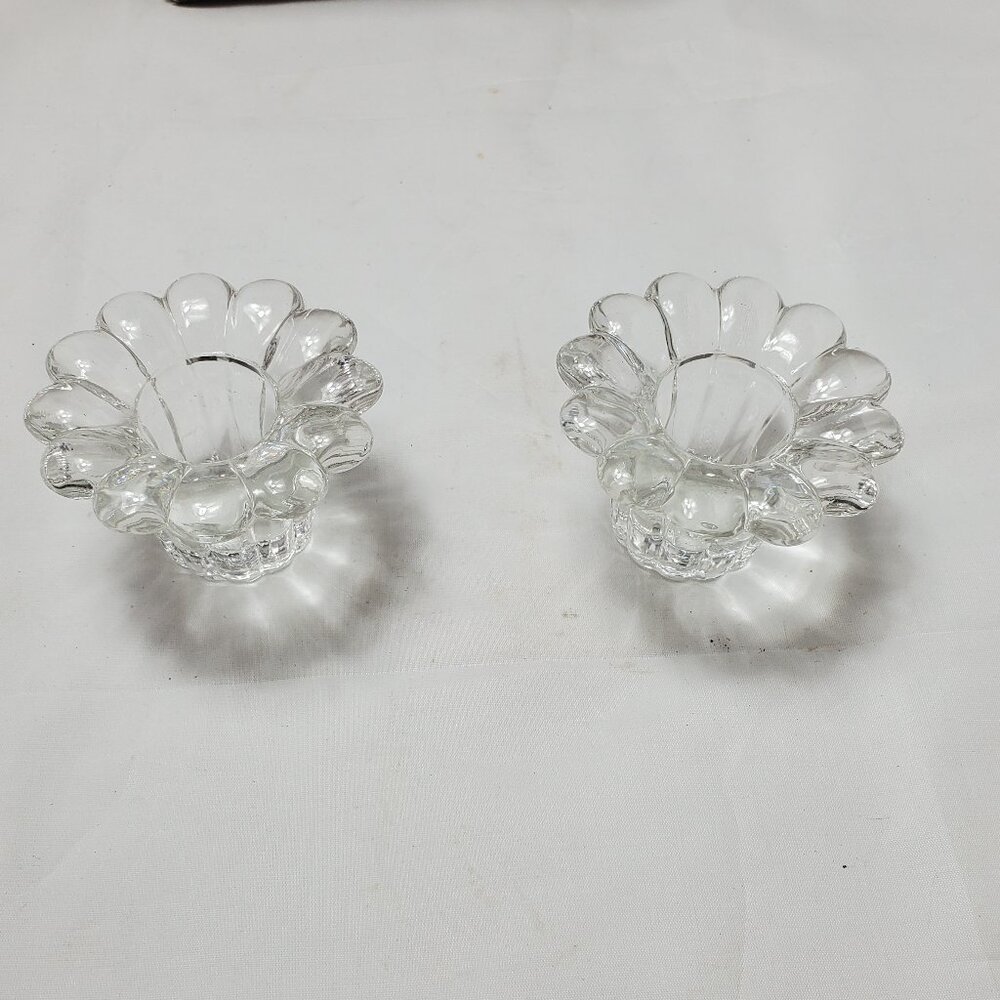 Forever Crystal Candle Holders Set of 2 Candle/Votive Holders Style #315199